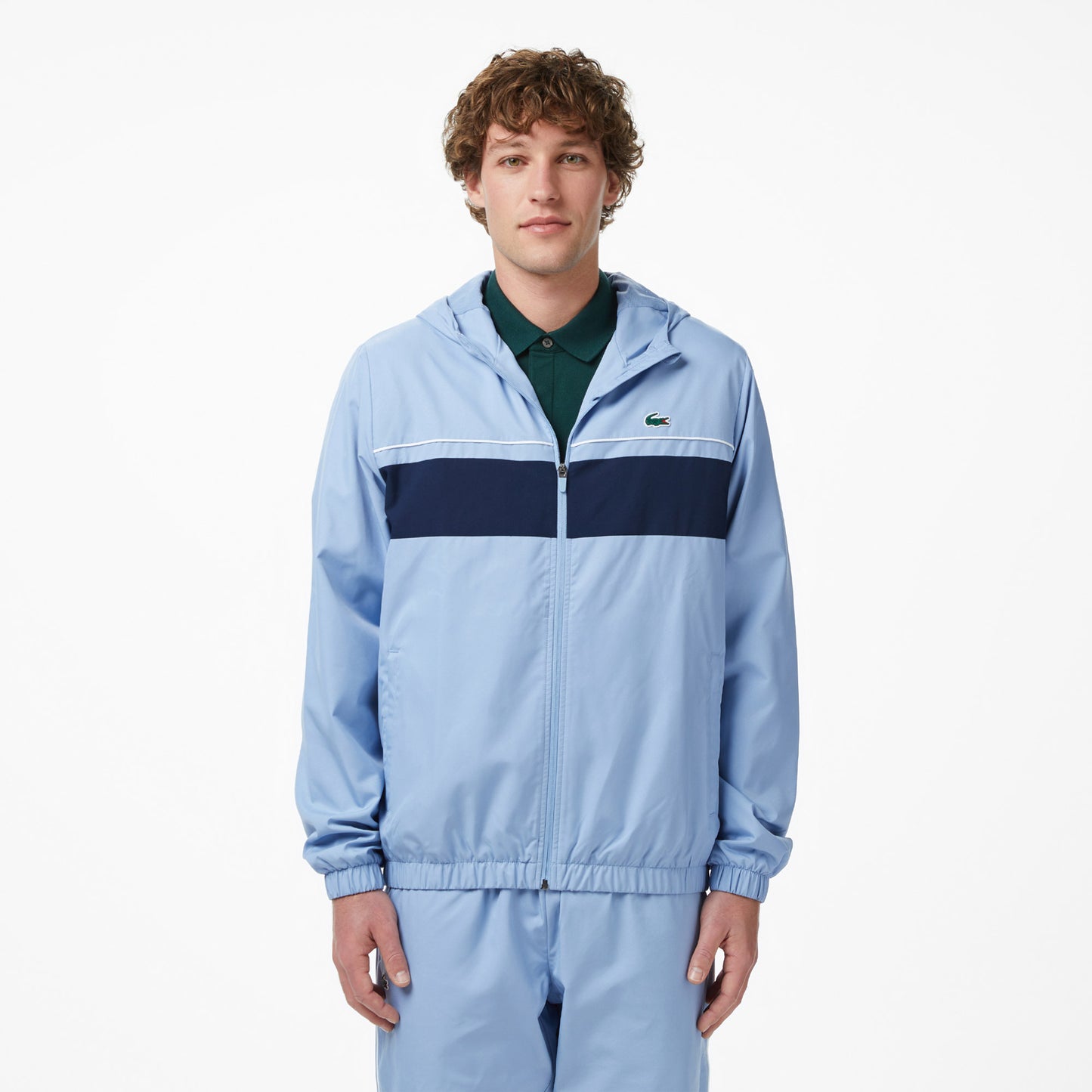 Lacoste Erkek Regular Fit Kapüşonlu Mavi Eşofman Takımı