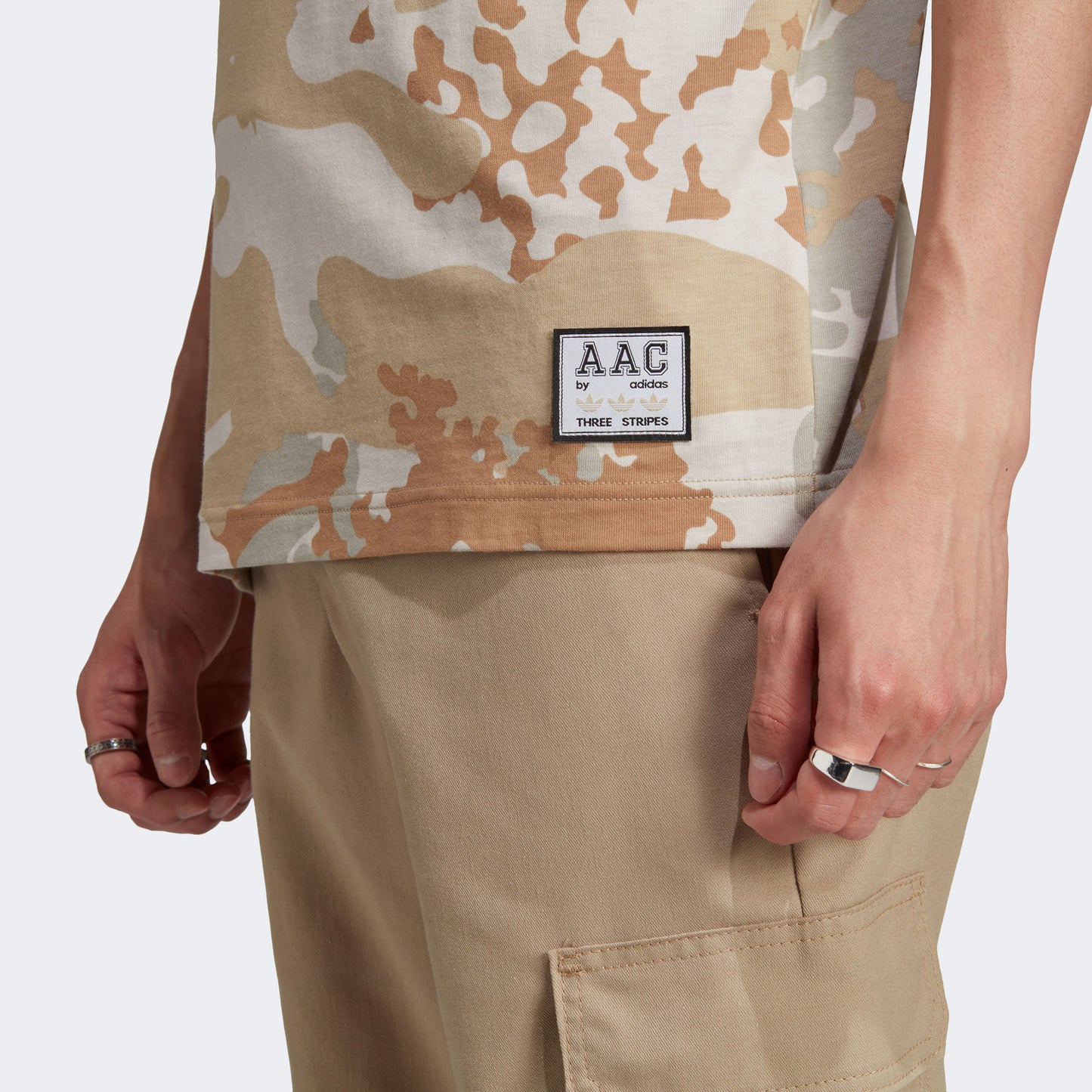 Adidas Aac X Camo Originals Erkek Krem T-shirt
