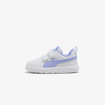 Puma Courtflex V3 Dotty V Çocuk Beyaz Spor Ayakkabı