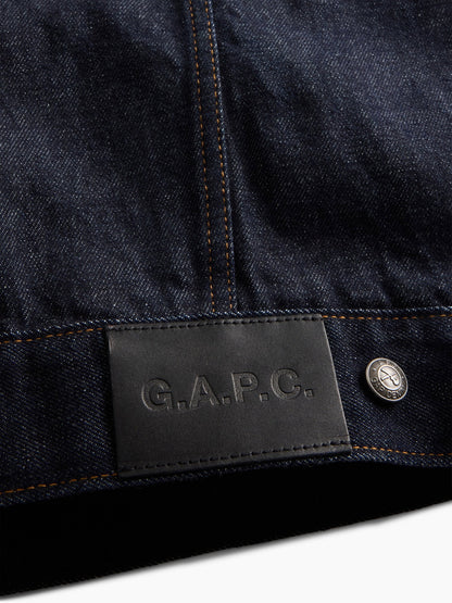Koyu Mavi Gap × A.p.c. Astarlı Japanese Denim Ceket