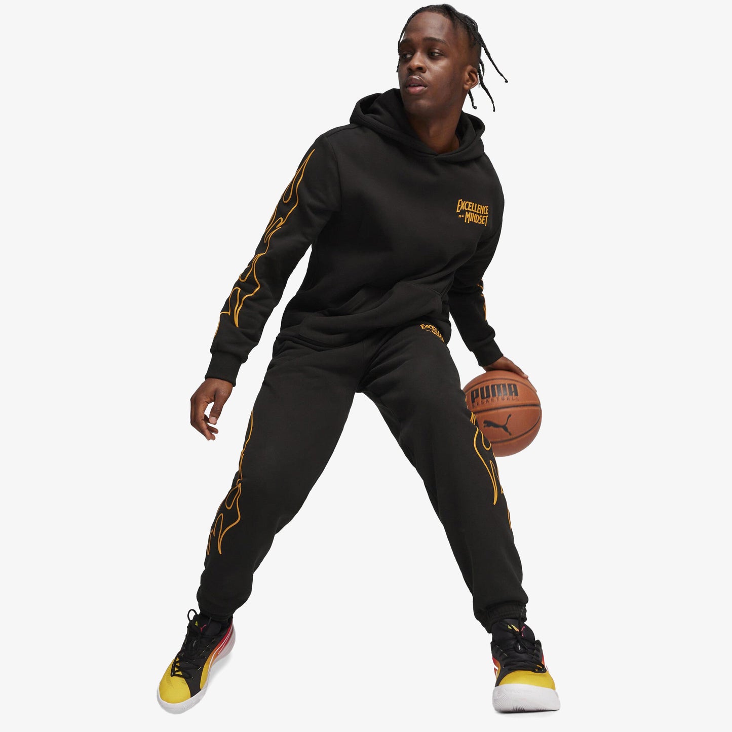 Puma Caution Erkek Siyah Hoodie