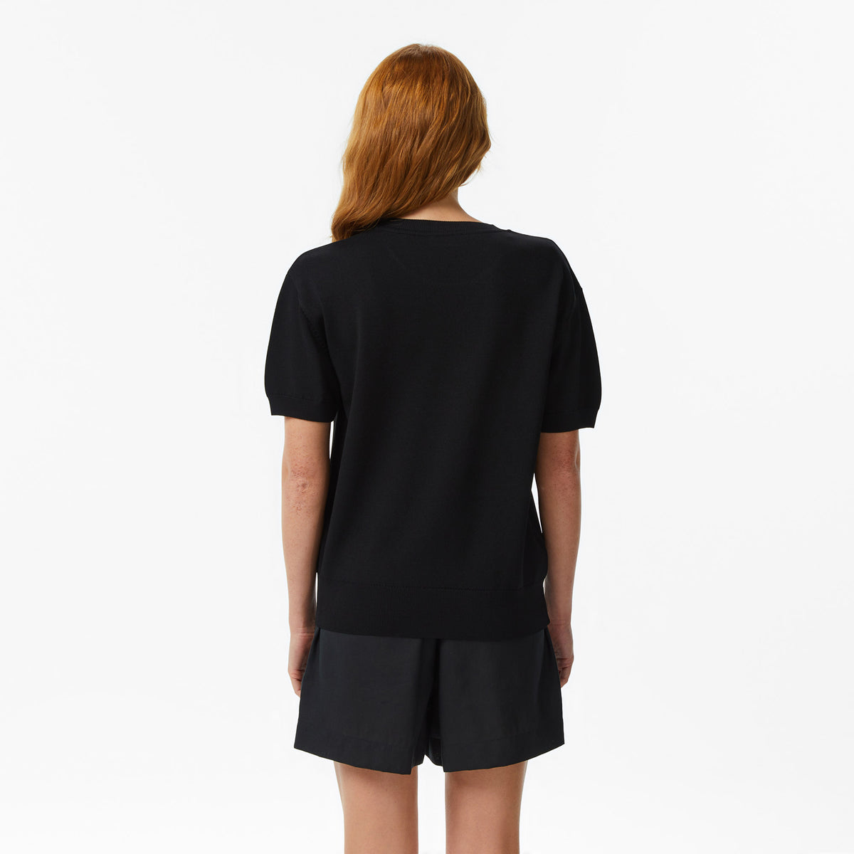 Lacoste Relaxed Fit Kadın Siyah Süveter