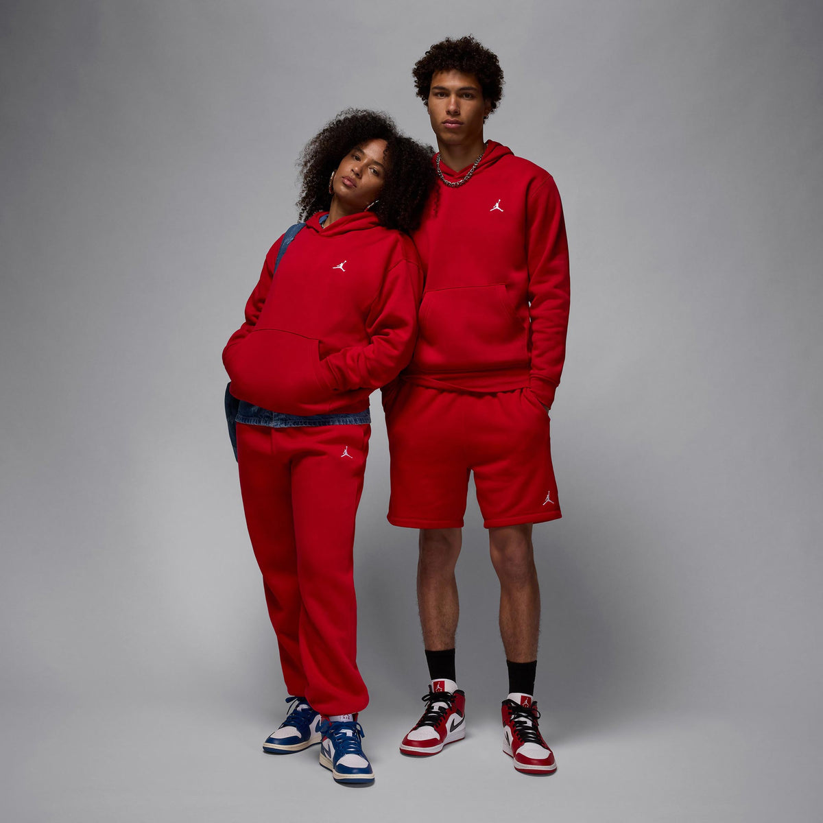 Jordan Brooklyn Erkek Kırmızı Sweatshirt