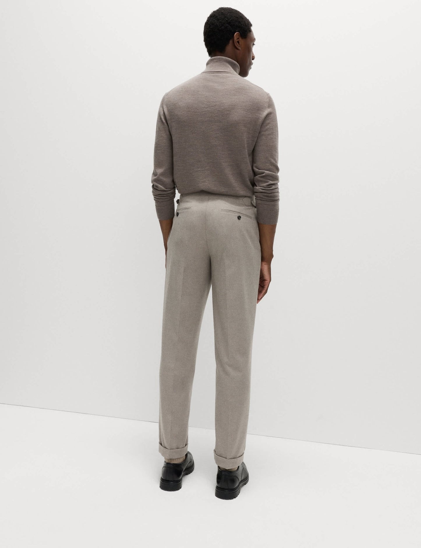 Yumuşak Dokulu Twill Kumaş Pantolon