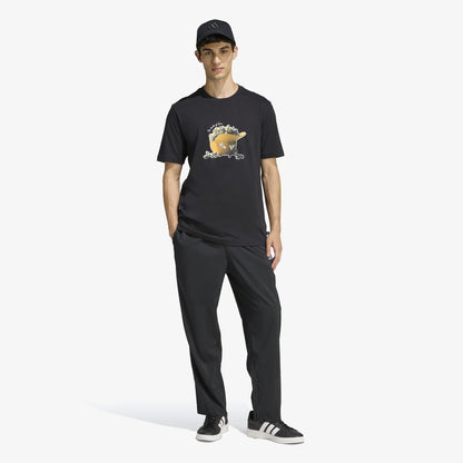 Adidas Popcorn Erkek Siyah T-shirt