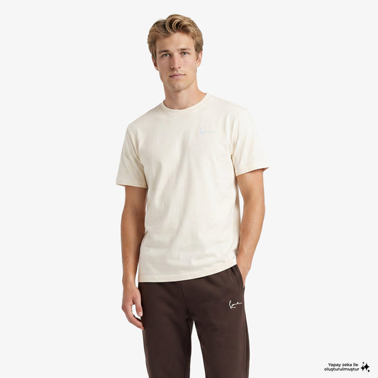 Karl Kani Signature Oversized Erkek Beyaz T-shirt