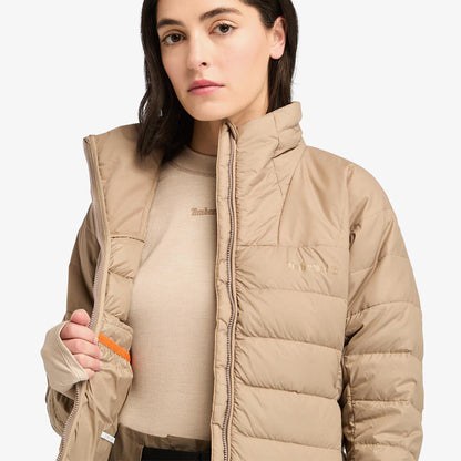 Timberland Bear Head Recycled Down Lightweight Kadın Kahverengi Ceket
