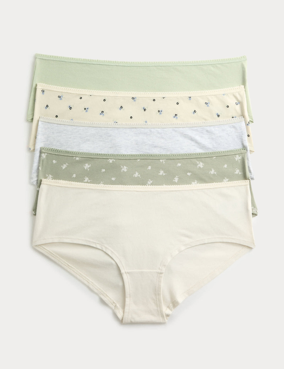 5'li Cotton Lycra:registered: Short Külot Seti