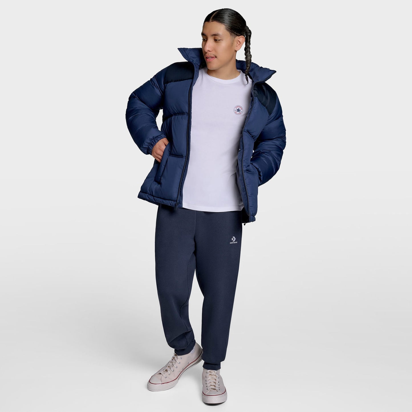 Converse Puffer Erkek Lacivert Ceket