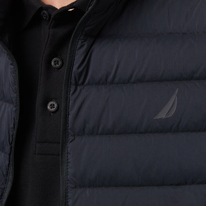 Nautica Erkek Siyah Regular Fit Su Itici Kaz Tüyü Yelek