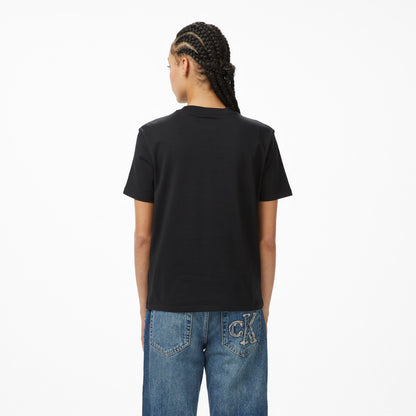 Calvin Klein Classic Graphic Kadın Siyah T-shirt