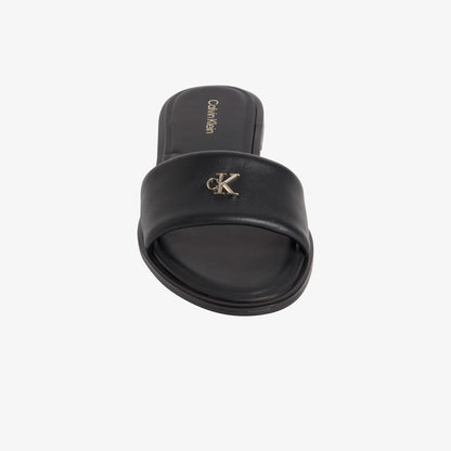 Calvin Klein Round Flat Kadın Siyah Terlik