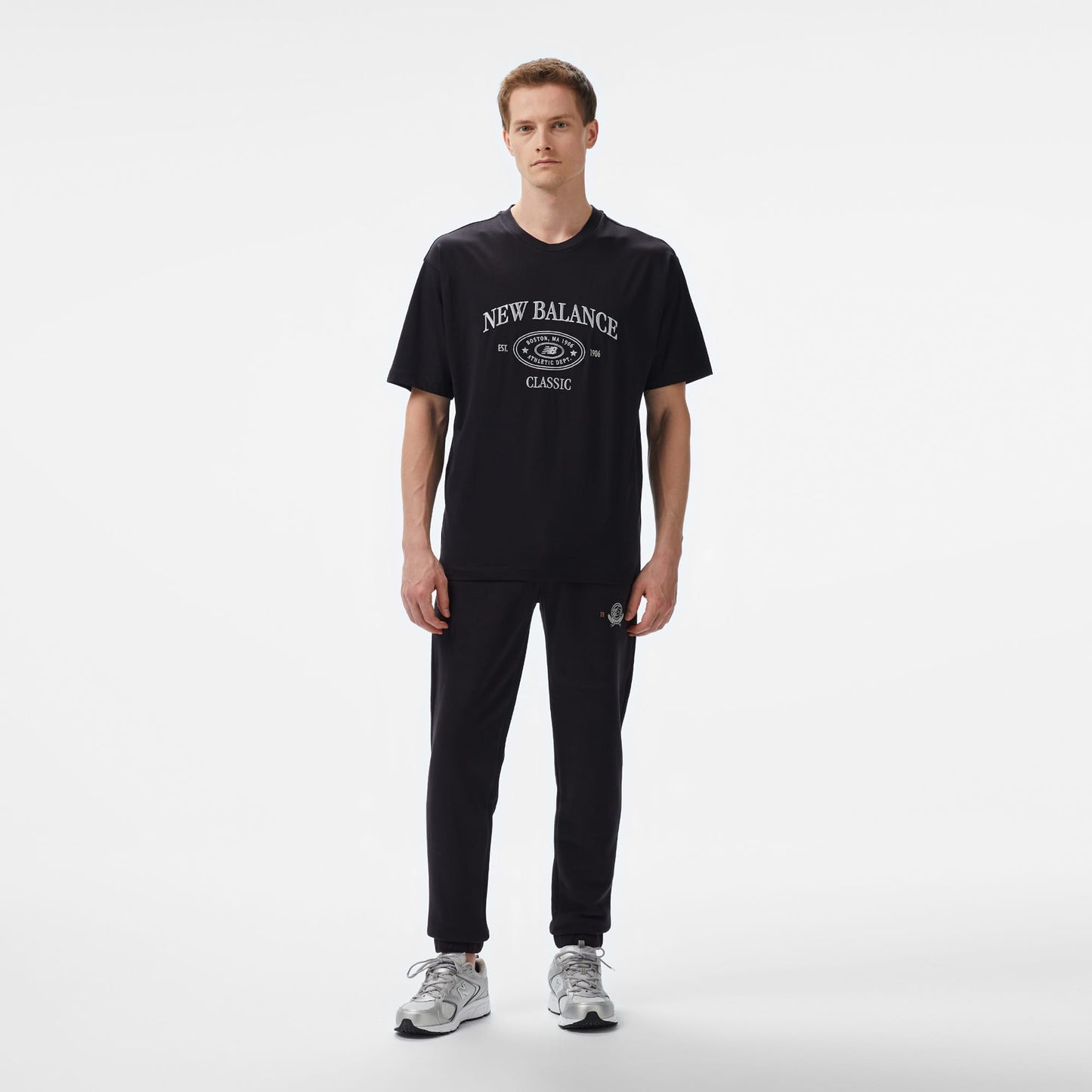 New Balance Lifestyle Erkek Siyah T-shirt