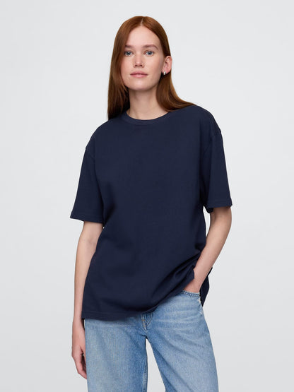 Lacivert Heavyweight Relaxed T-shirt