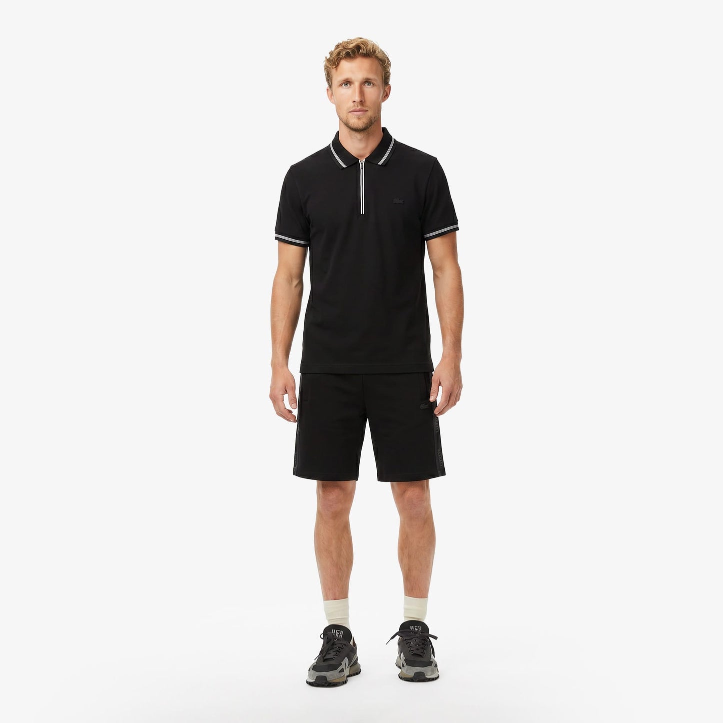 Lacoste Erkek Regular Fit Polo Yaka Siyah Polo