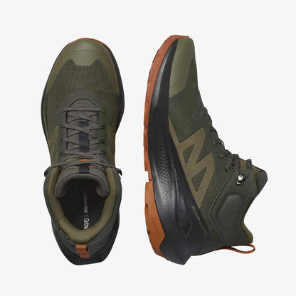 Salomon Elixir Activ Mid Gore-tex Erkek Haki Bot