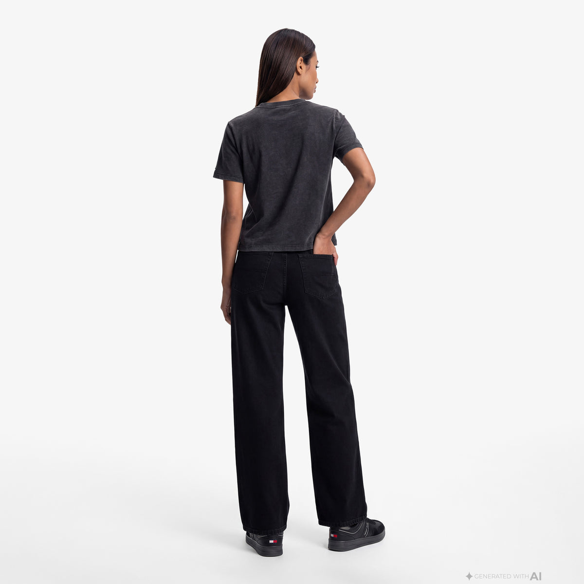 Tommy Hilfiger Imagined Black Kadın Lacivert Jean
