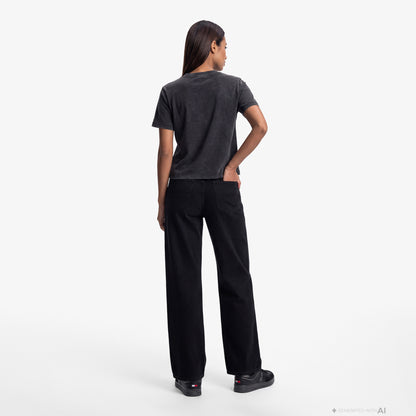 Tommy Hilfiger Imagined Black Kadın Lacivert Jean