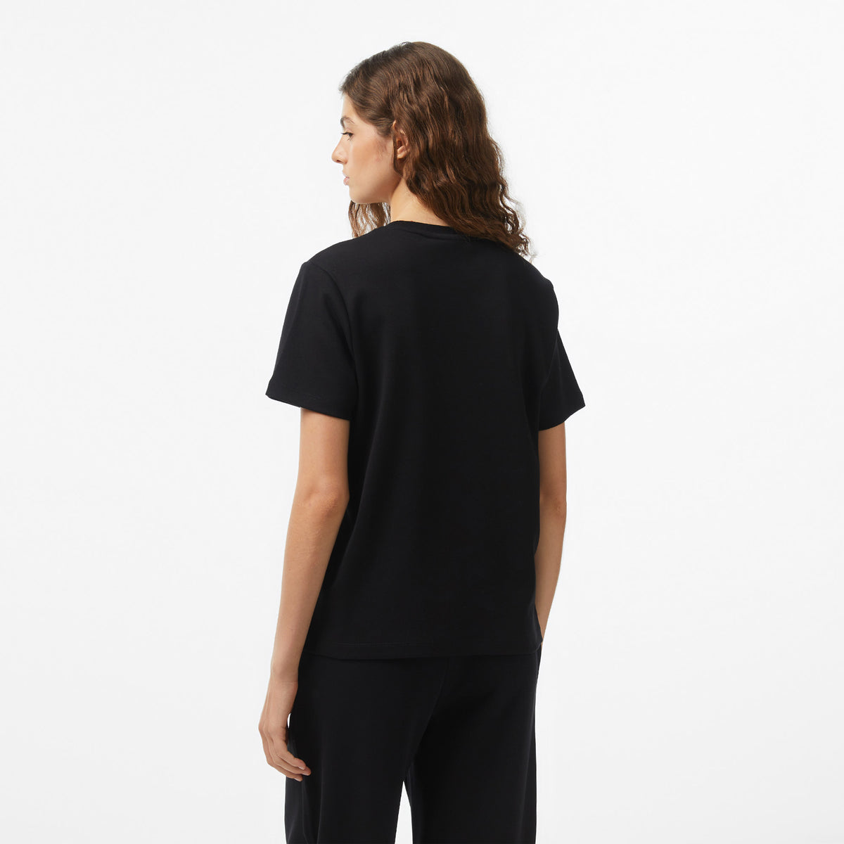 Converse Regular Fit Kadın Siyah T-shirt