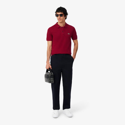 Lacoste L.12.12 Erkek Slim Fit Bordo Polo