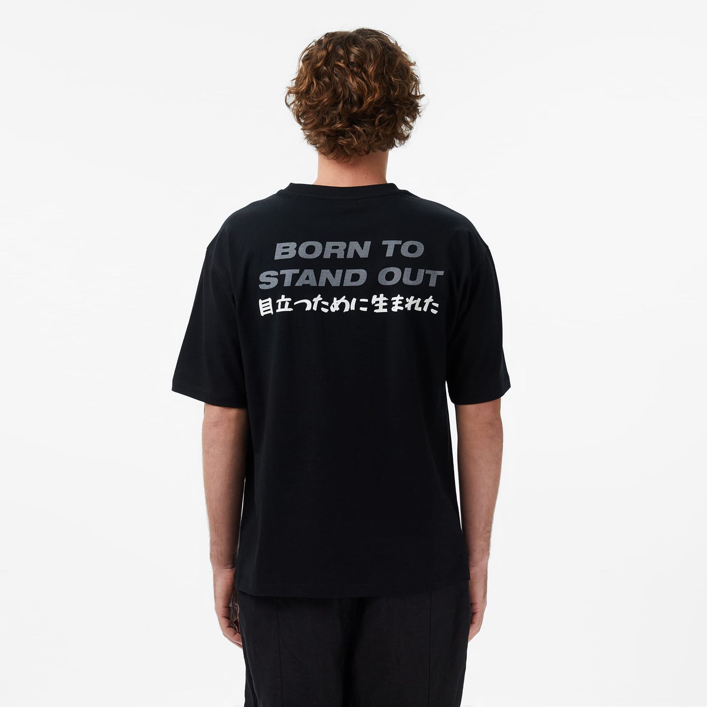 United4 Regular Fit Erkek Siyah T-shirt