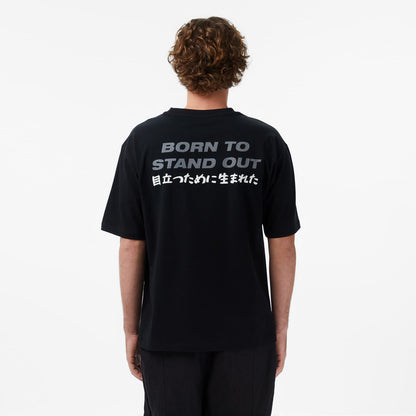 United4 Regular Fit Erkek Siyah T-shirt