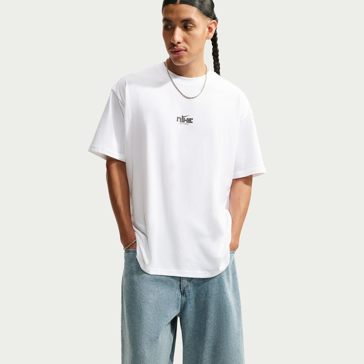 Nike Sportswear Essential Erkek Beyaz Etek