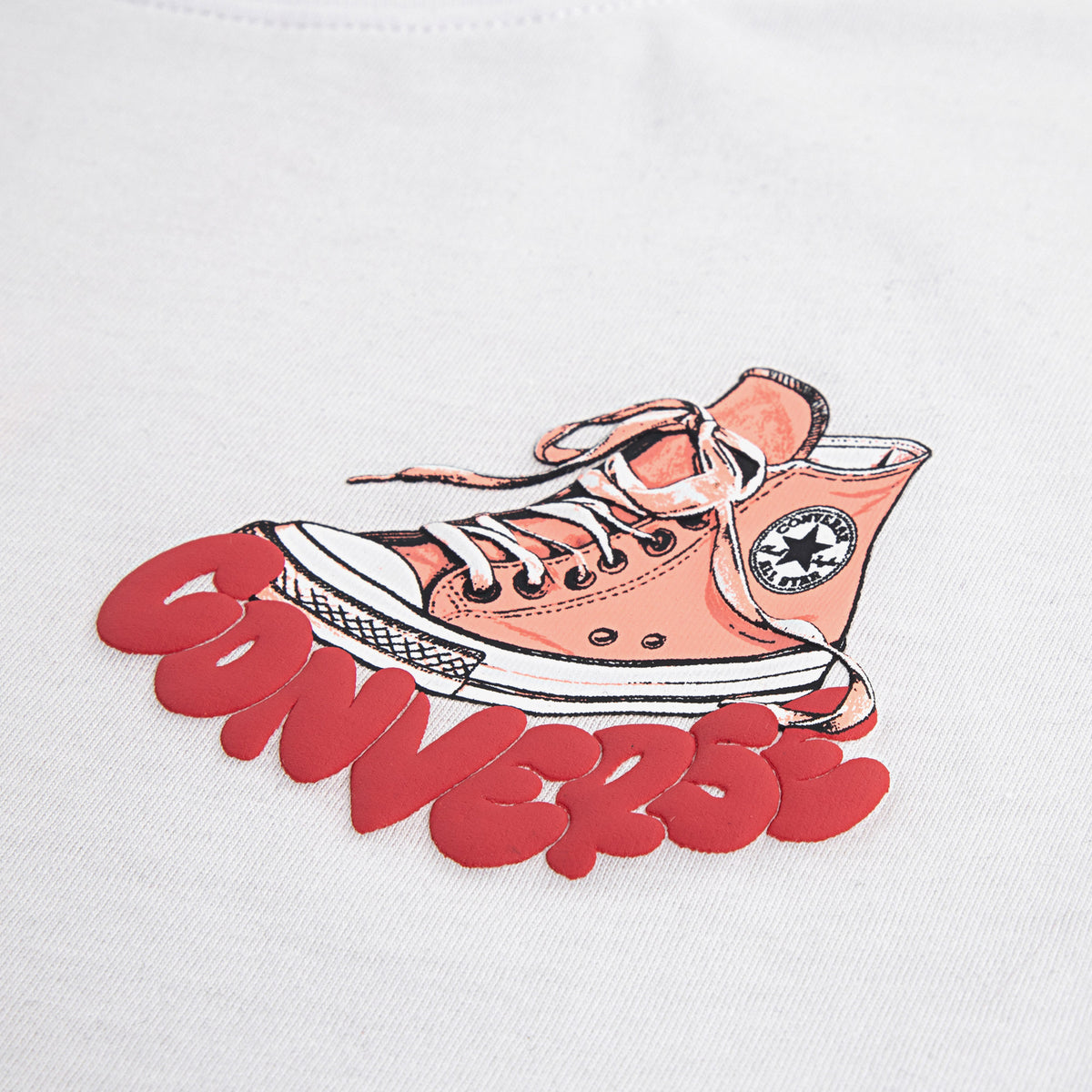 Converse Genç Çocuk Siyah T-shirt