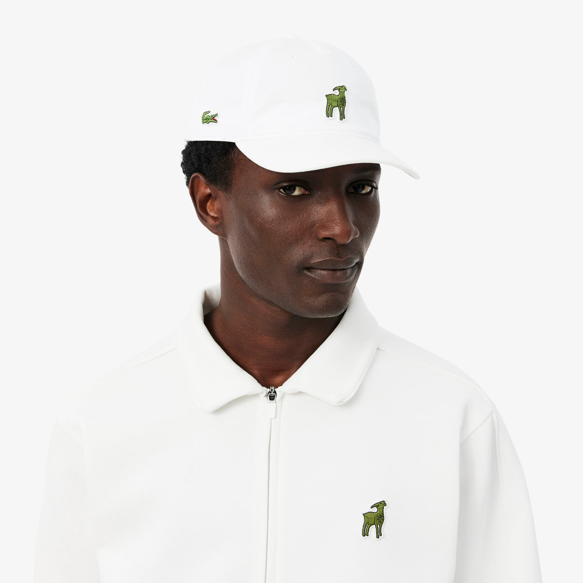 Lacoste X Novak Djokovic The Goat Erkek Beyaz Şapka
