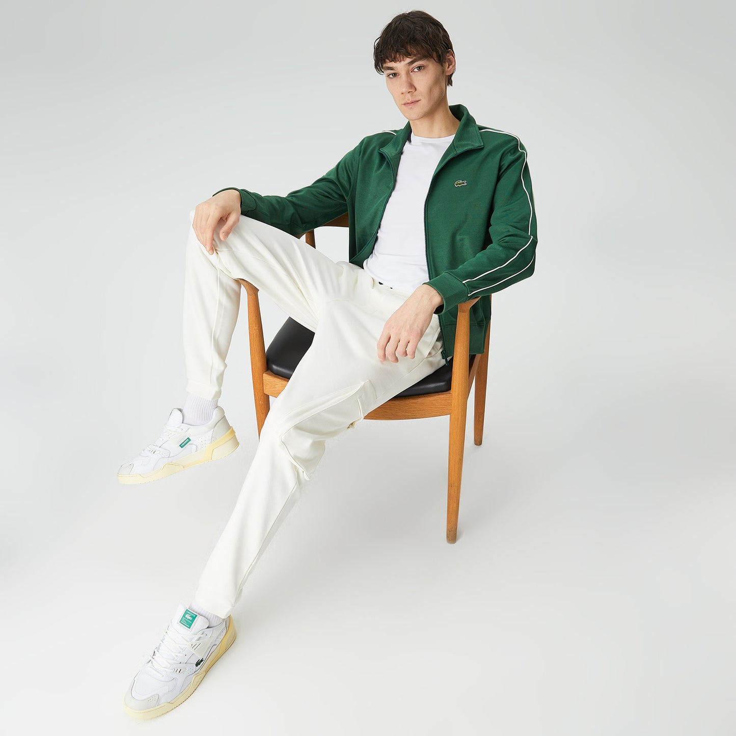 Lacoste Regular Fit Fermuarlı Erkek Yeşil Sweatshirt