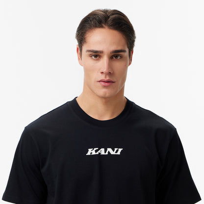 Karl Kani Retro Patch Print Erkek Siyah T-shirt