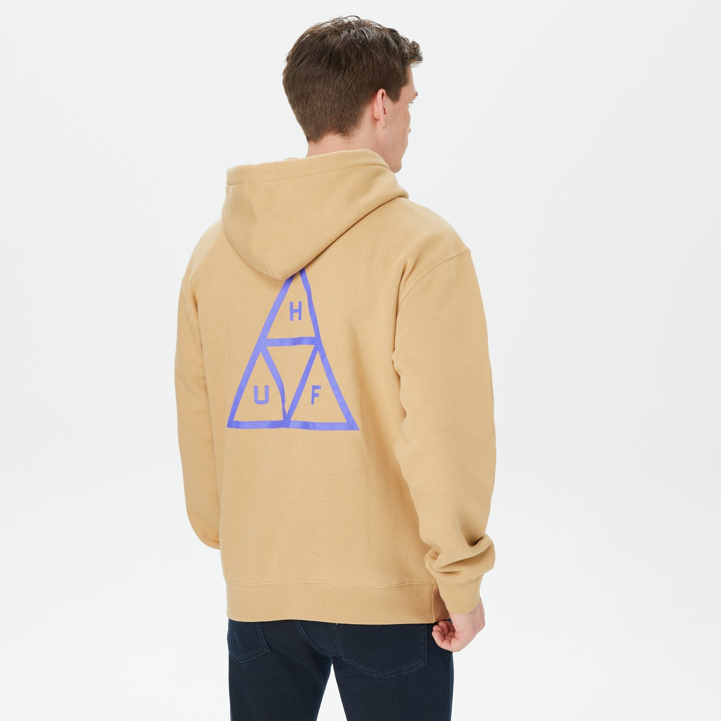 Huf Set Tt Erkek Bej Hoodie