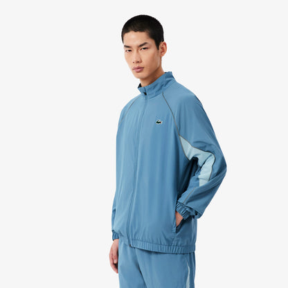 Lacoste Erkek Regular Fit Uzun Kollu Fermuarlı Mavi Eşofman Takımı