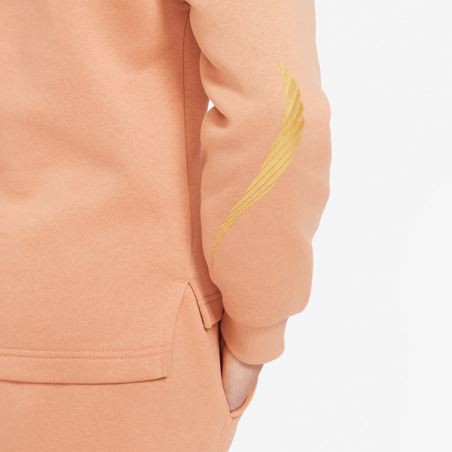 Nike Sportswear Club Flc Fnl Ls Çocuk Kahverengi Sweatshirt