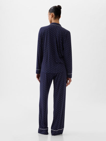 Lacivert Modal Pijama Üstü