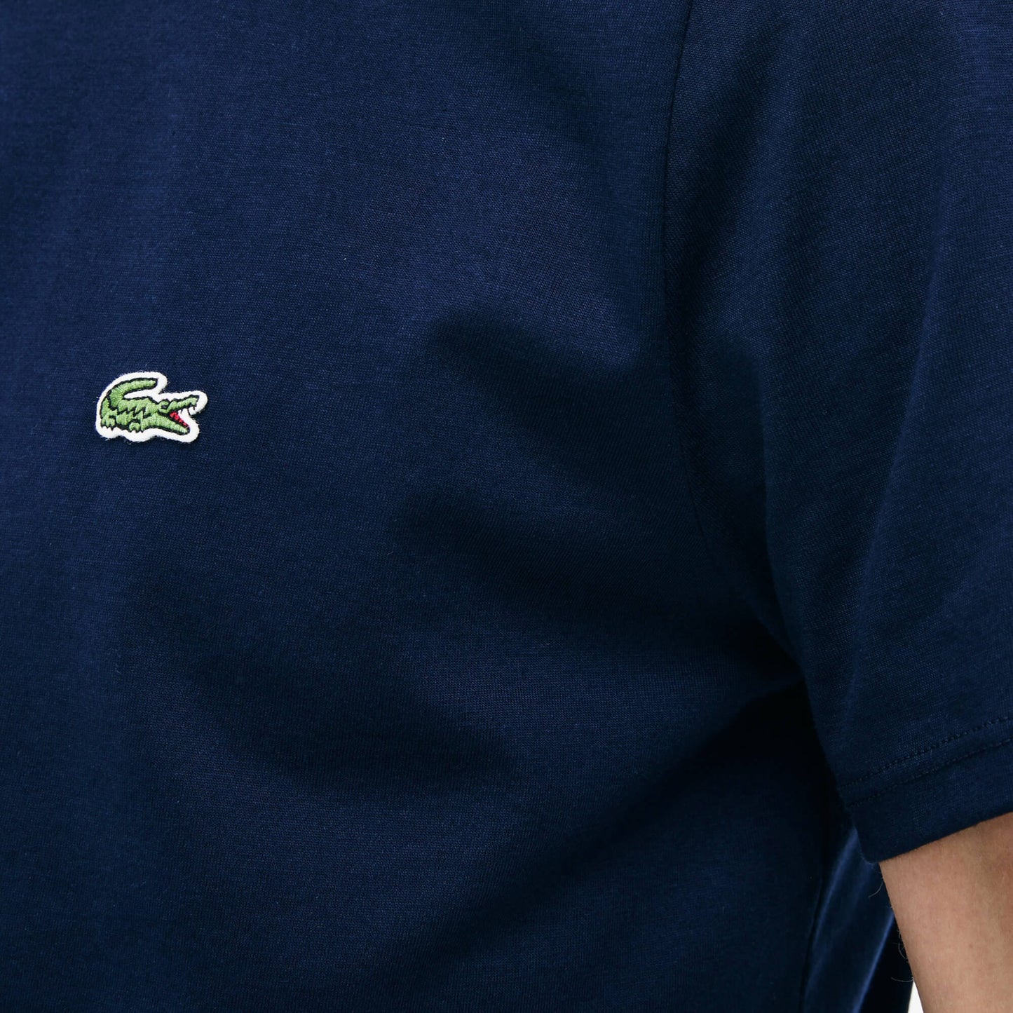 Lacoste Erkek Slim Fit Bisiklet Yaka Lacivert T-shirt