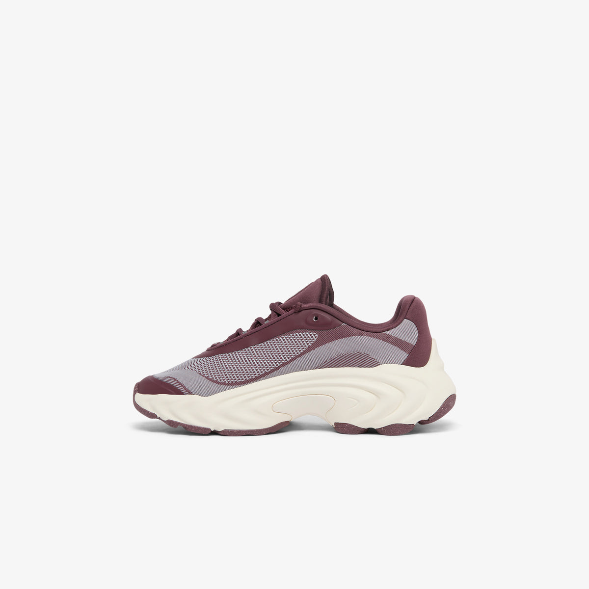 Lacoste Spinor Hybrid Kadın Bordo Sneaker