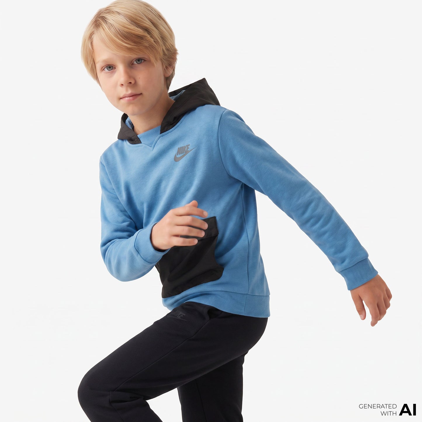 Nike Nkb B Nsw Future Utility Po Ho Çocuk Mavi Sweatshirt
