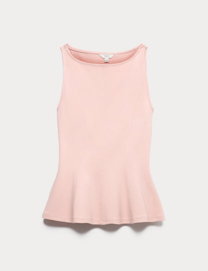 Kolsuz Peplum Bluz