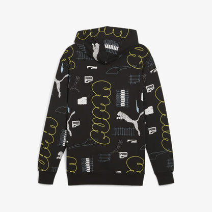 Puma Brand Love Erkek Siyah Hoodie