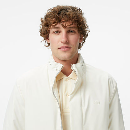 Lacoste Erkek Relaxed Fit Dik Yaka Bej Mont