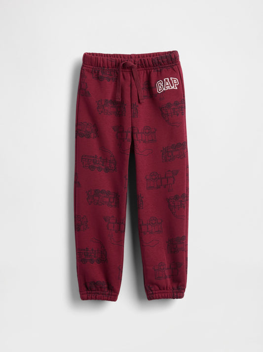 Kırmızı Relaxed Gap Logo Pull-on Jogger Eşofman Altı