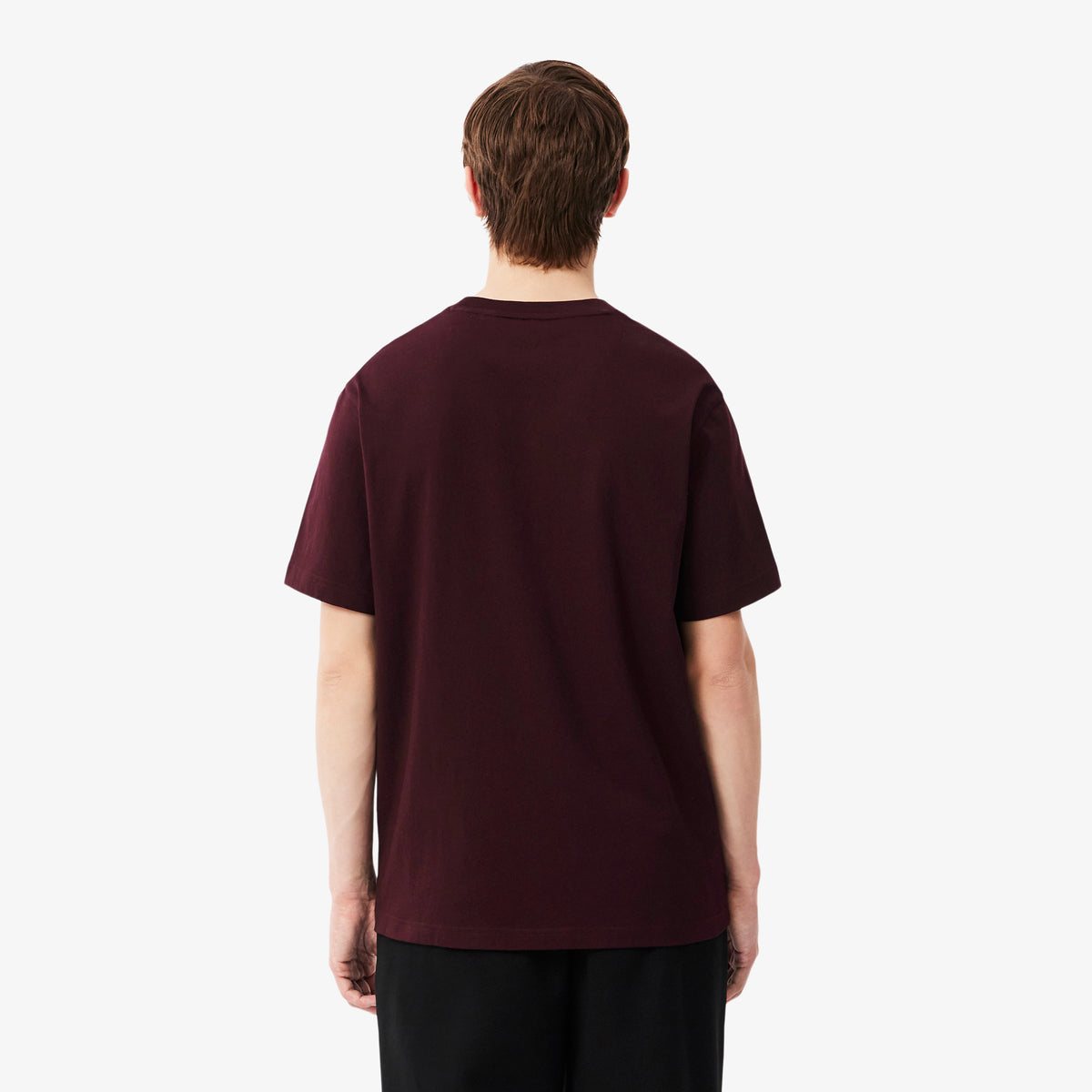 Lacoste Classic Fit Erkek Bordo T-shirt