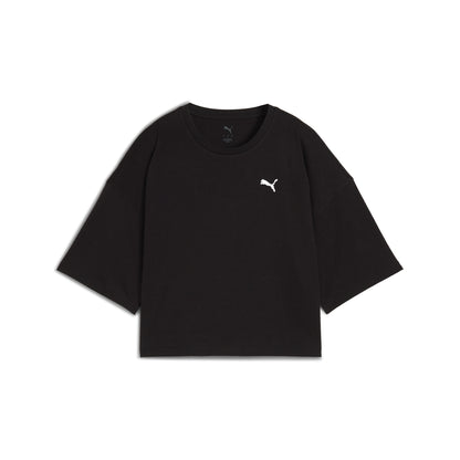 Puma Wardrobe Essentials Oversized Kadın Siyah T-shirt
