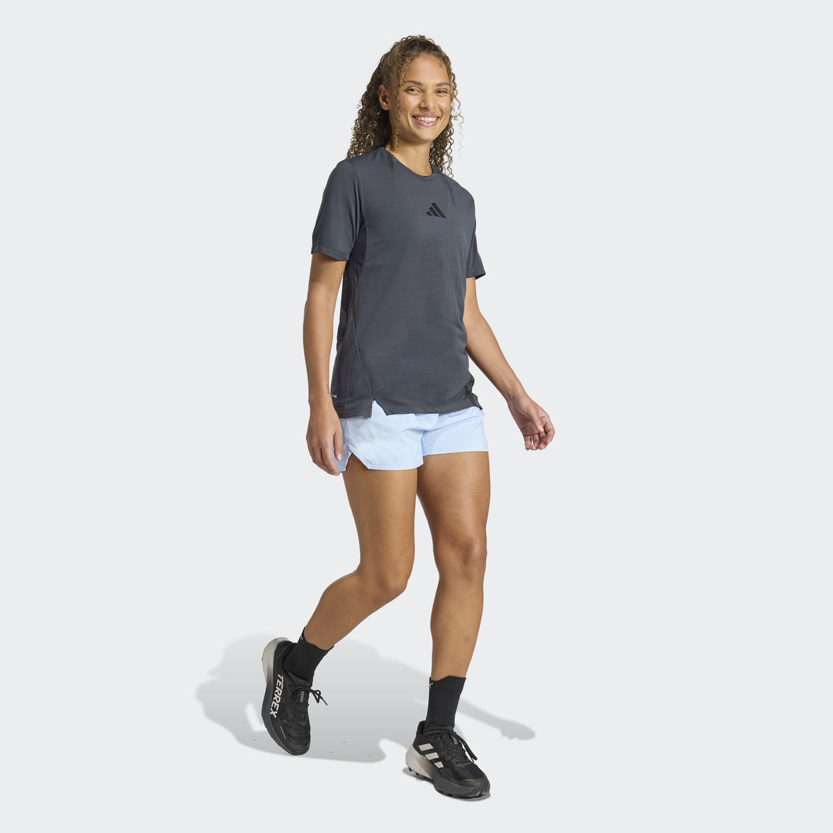 Adidas Terrex Xperior Climacool+ Kadın Gri Koşu T-shirt