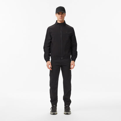 Lacoste Erkek Regular Fit Dik Yaka Siyah Mont