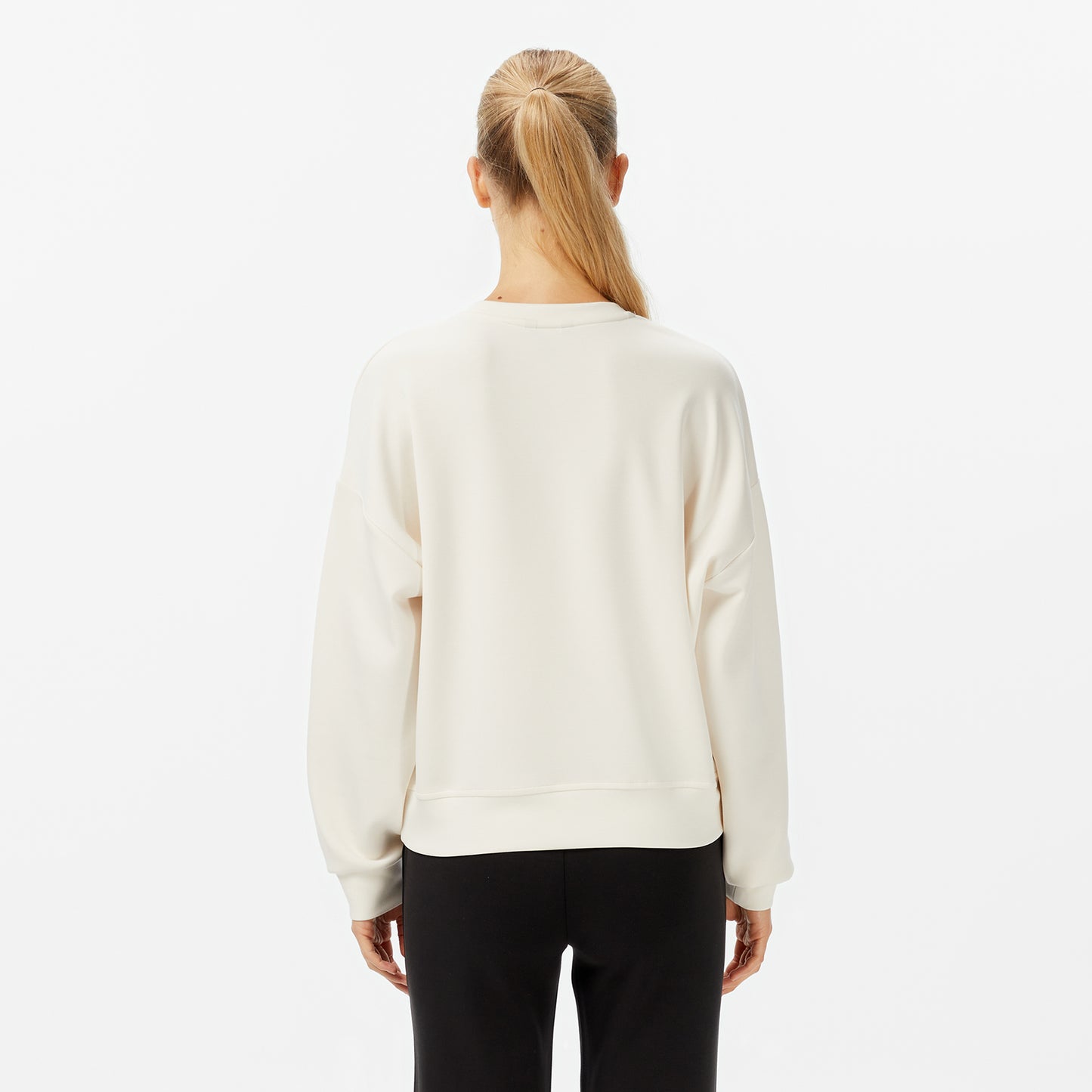 Nautica Kadın Beyaz Regular Fit Sweatshirt