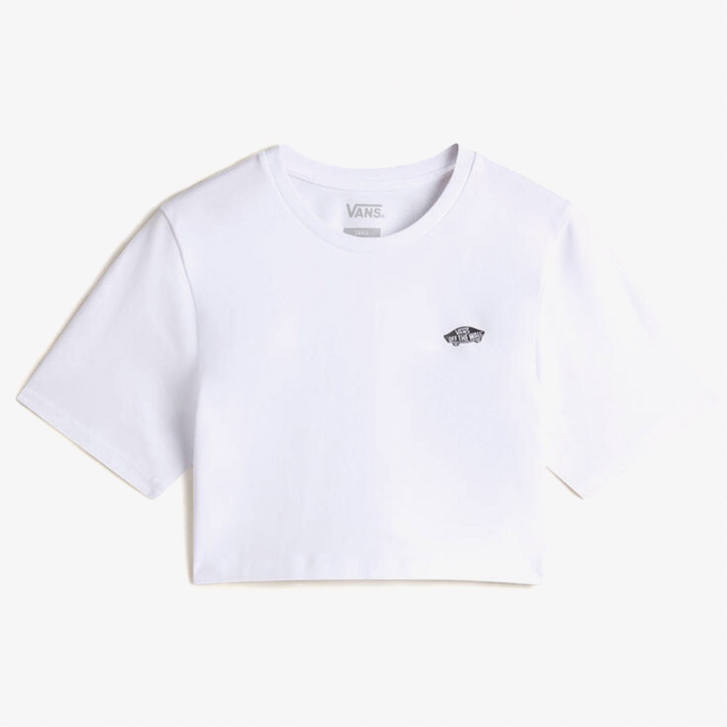 Vans W Style 76 Ii Crew Crop Ss Kadın Beyaz T-shirt