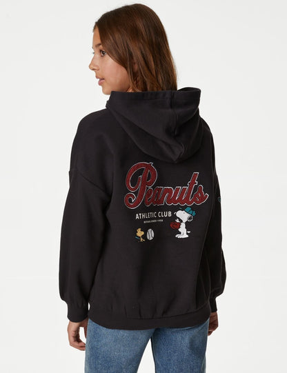 Snoopy™ Kapüşonlu Sweatshirt (6-16 Yaş)