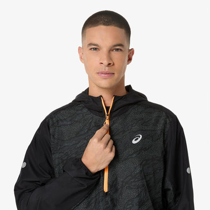 Asics Fujitrail Packable Windbreaker Erkek Siyah Ceket